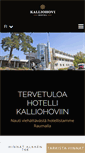 Mobile Screenshot of kalliohovi.fi